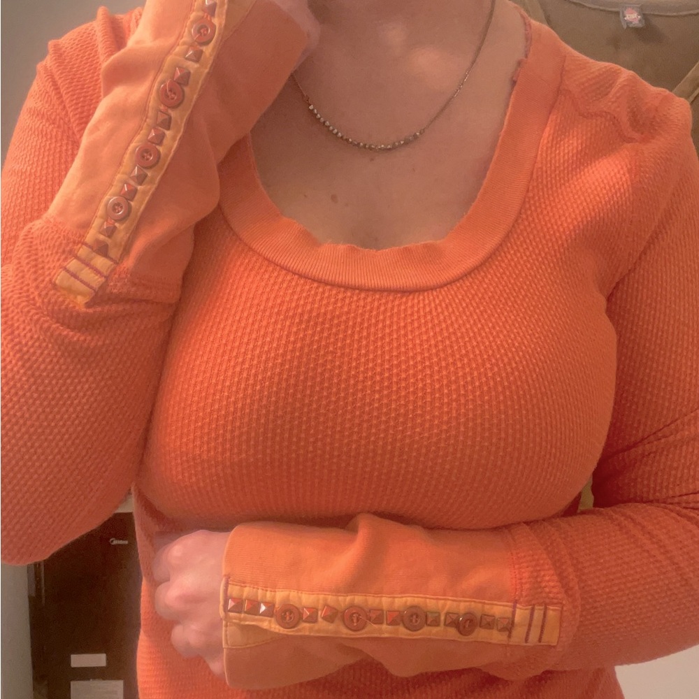 Free people stud cuff thermal
